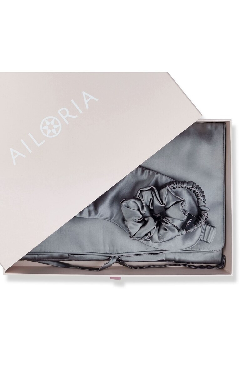 AILORIA Set de masca de noapte saculet de transport si elastic de par pentru calatorie 29509 - Pled.ro