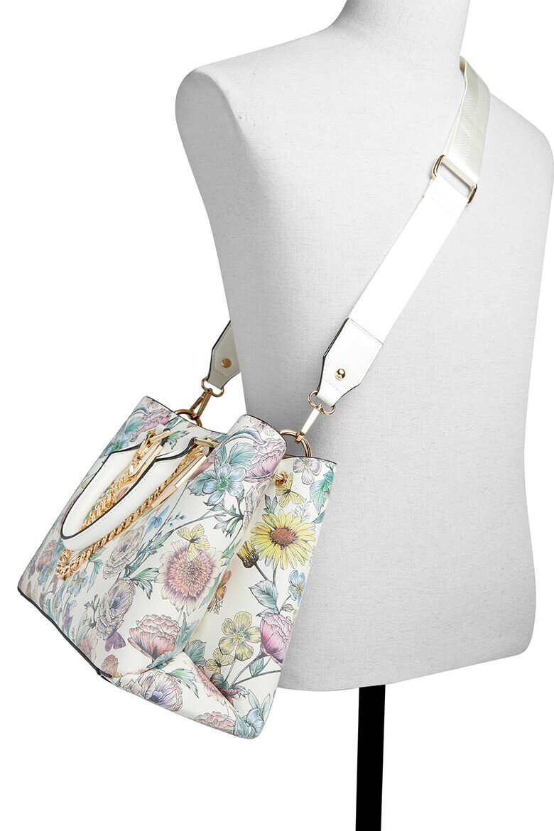 Aldo Geanta crossbody de piele ecologica cu imprimeu floral Baeli - Pled.ro