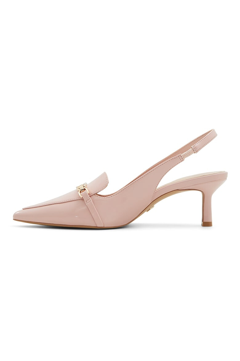 Aldo Pantofi slingback de piele ecologica cu detaliu lant Mathilde - Pled.ro