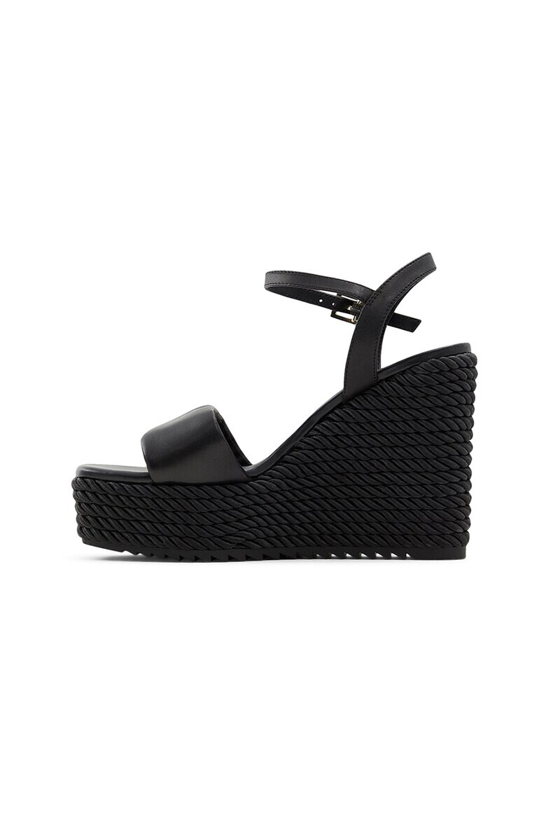 Aldo Sandale din piele cu talpa wedge Jeigh - Pled.ro