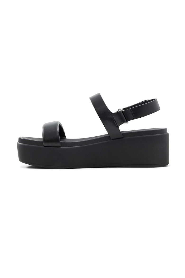 Aldo Sandale din piele ecologica cu talpa wedge Tisdal - Pled.ro