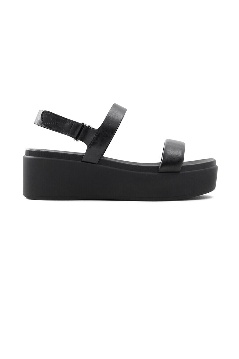 Aldo Sandale din piele ecologica cu talpa wedge Tisdal - Pled.ro