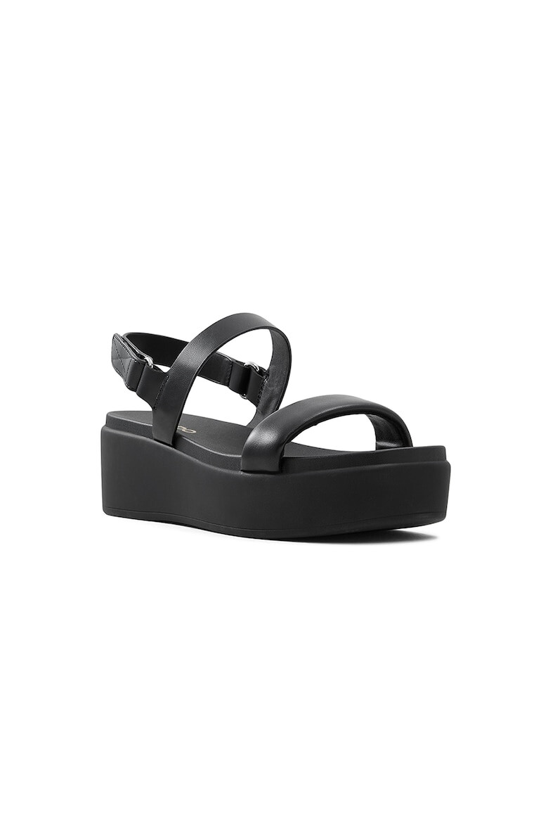 Aldo Sandale din piele ecologica cu talpa wedge Tisdal - Pled.ro