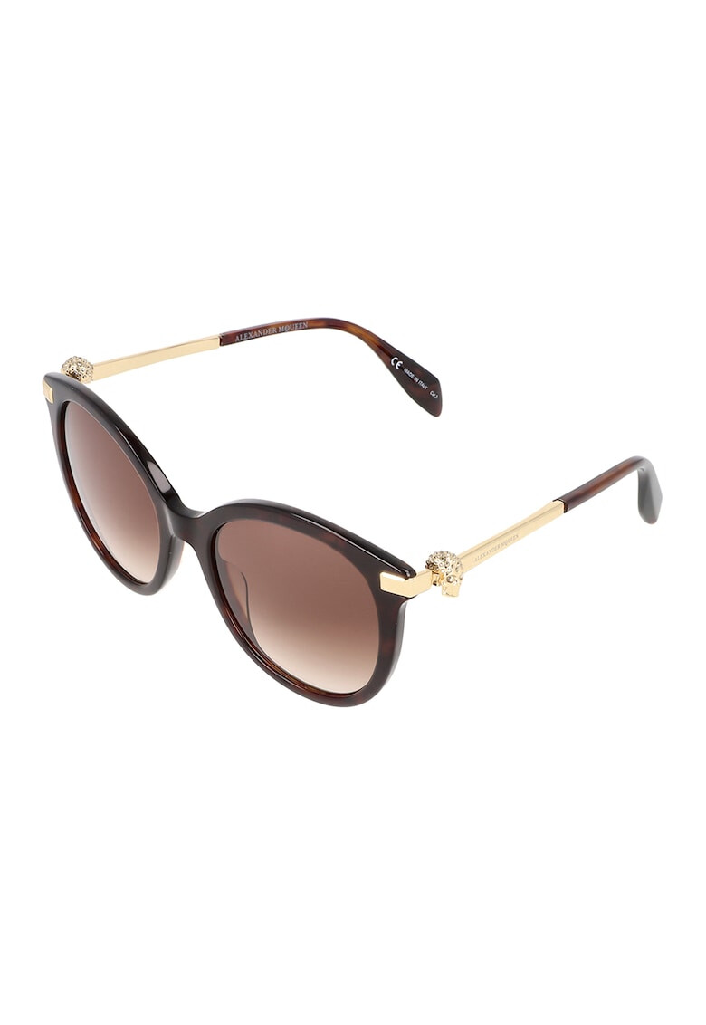 Alexander Mcqueen Ochelari de soare wayfarer decorati cu cristale - Pled.ro