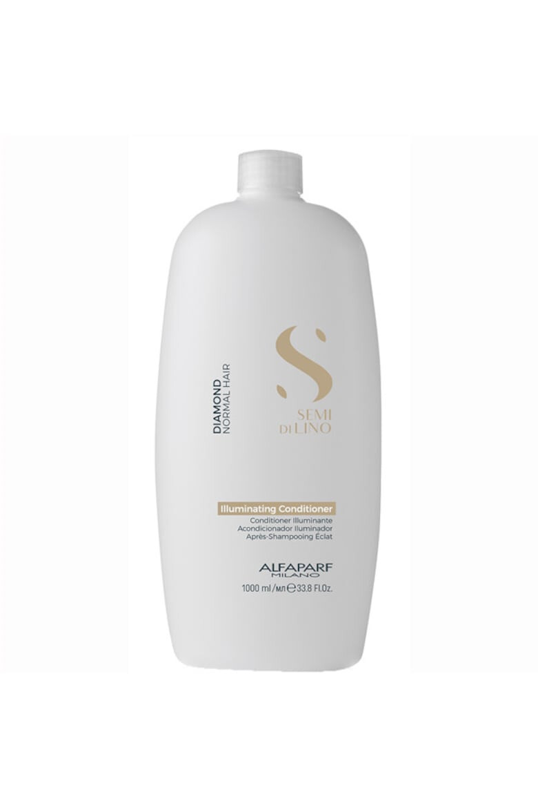 Alfaparf Balsam pentru stralucire fara sulfati Semi di Lino Diamond Illuminating Conditioner 1000 ml - Pled.ro