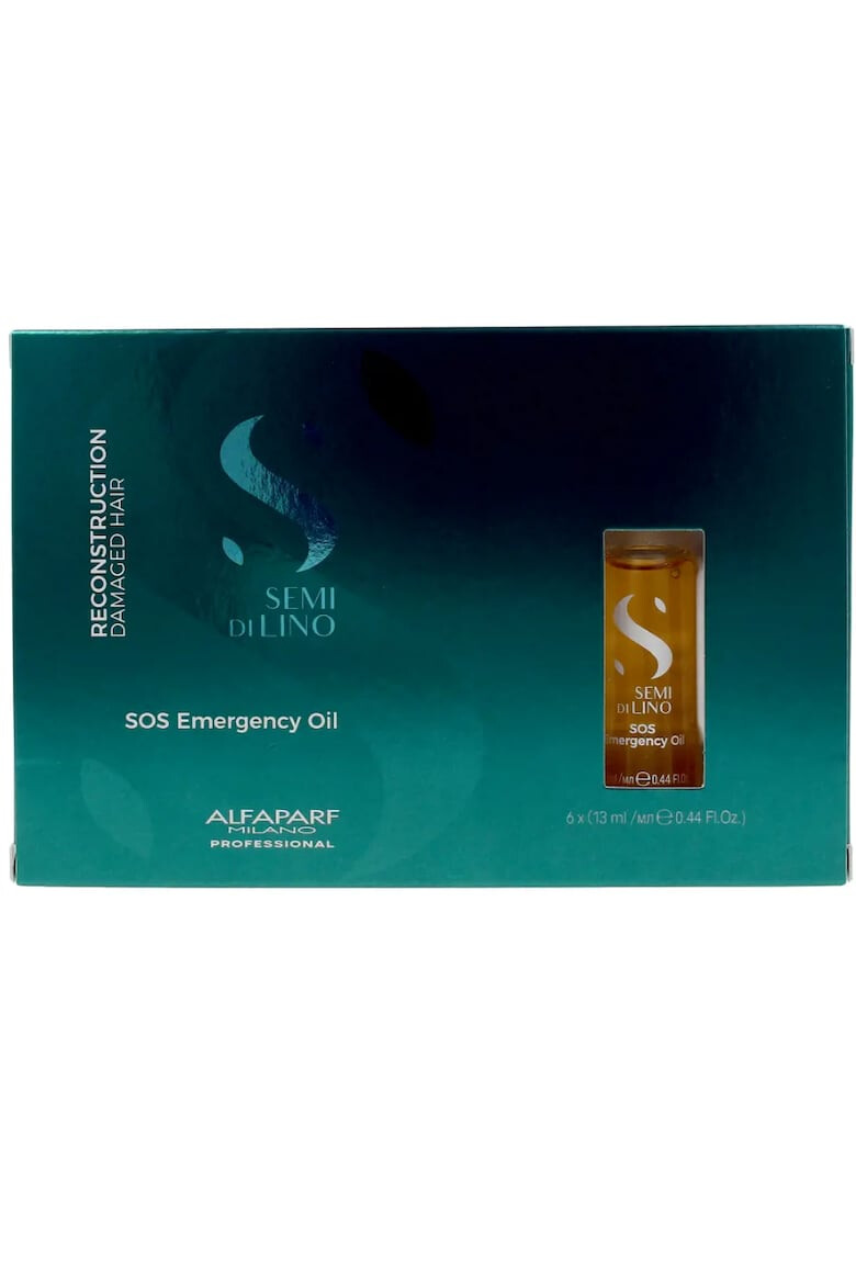 Alfaparf Serum tratament de reconstructie Semi di Lino Reconstruction Reparative SOS Emergency Oil 6x13 ml - Pled.ro