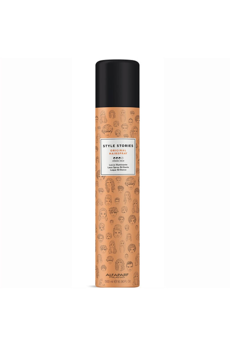 Alfaparf Fixativ cu fixare puternica Style Stories Original Hairspray Universal Stralucire Miscare naturala a coafurii 500 ml - Pled.ro