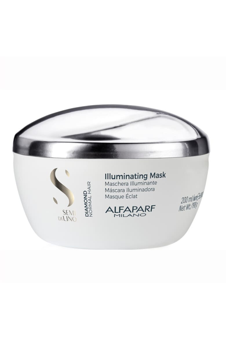 Alfaparf Masca pentru stralucire fara sulfati Semi di Lino Diamond Illuminating Mask 200 ml - Pled.ro