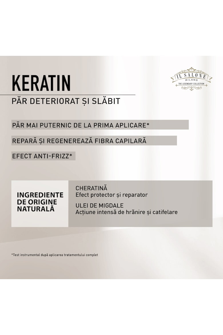 Alfaparf Milano Masca pentru par deteriorat Alfaparf IL Salone Keratin 500 ml - Pled.ro