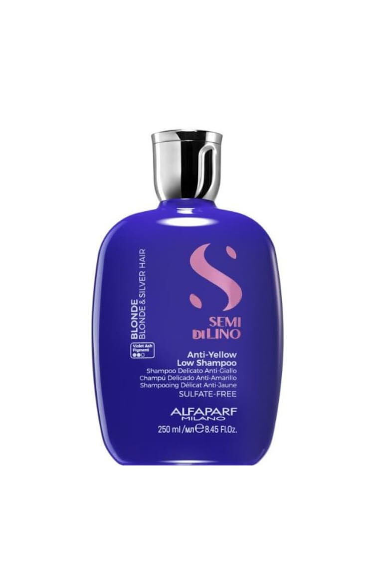 Alfaparf Milano Sampon nuantator pentru parul blond cu suvite Semi di Lino Blonde unisex 250 ml - Pled.ro