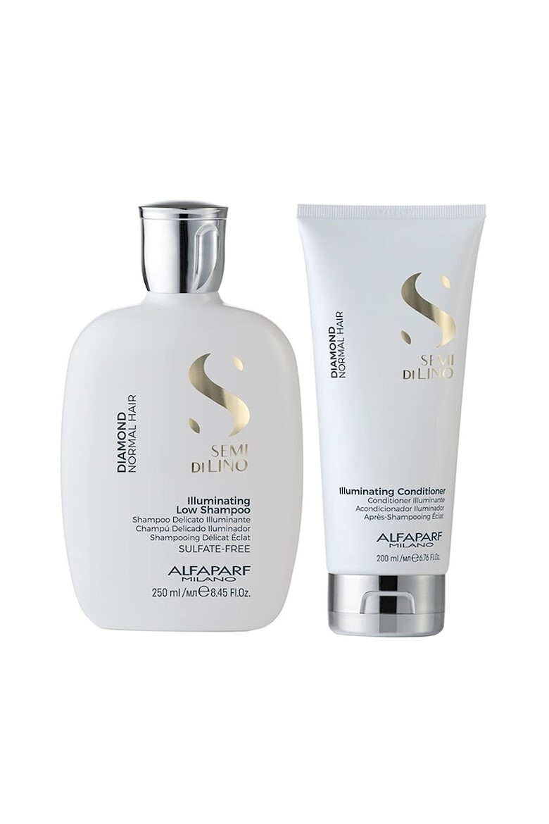 Alfaparf Milano Set Alfaparf Semi Di Lino Diamond Iluminating: 250 ml Sampon + 200 ml Balsam - Pled.ro