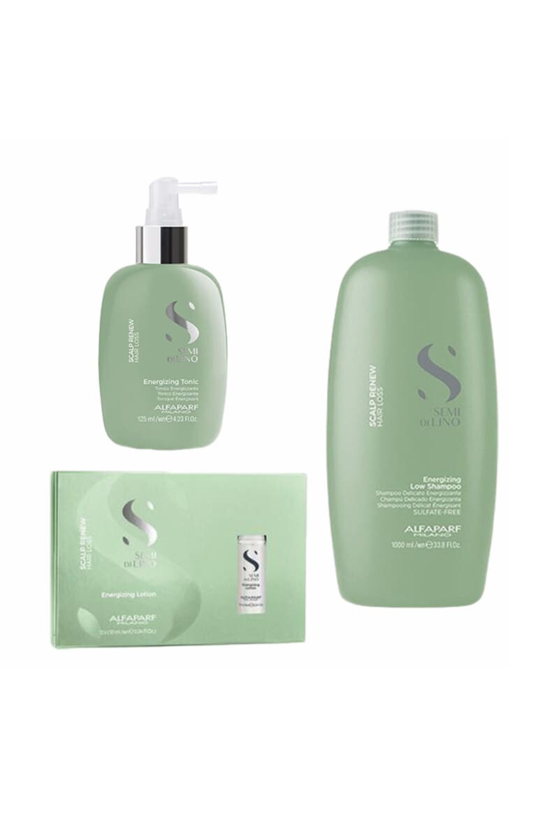 Alfaparf Milano Set anti-cadere Scalp Energizing Sampon 1000 ml Tonic 125 ml Lotiune 12x10 ml - Pled.ro