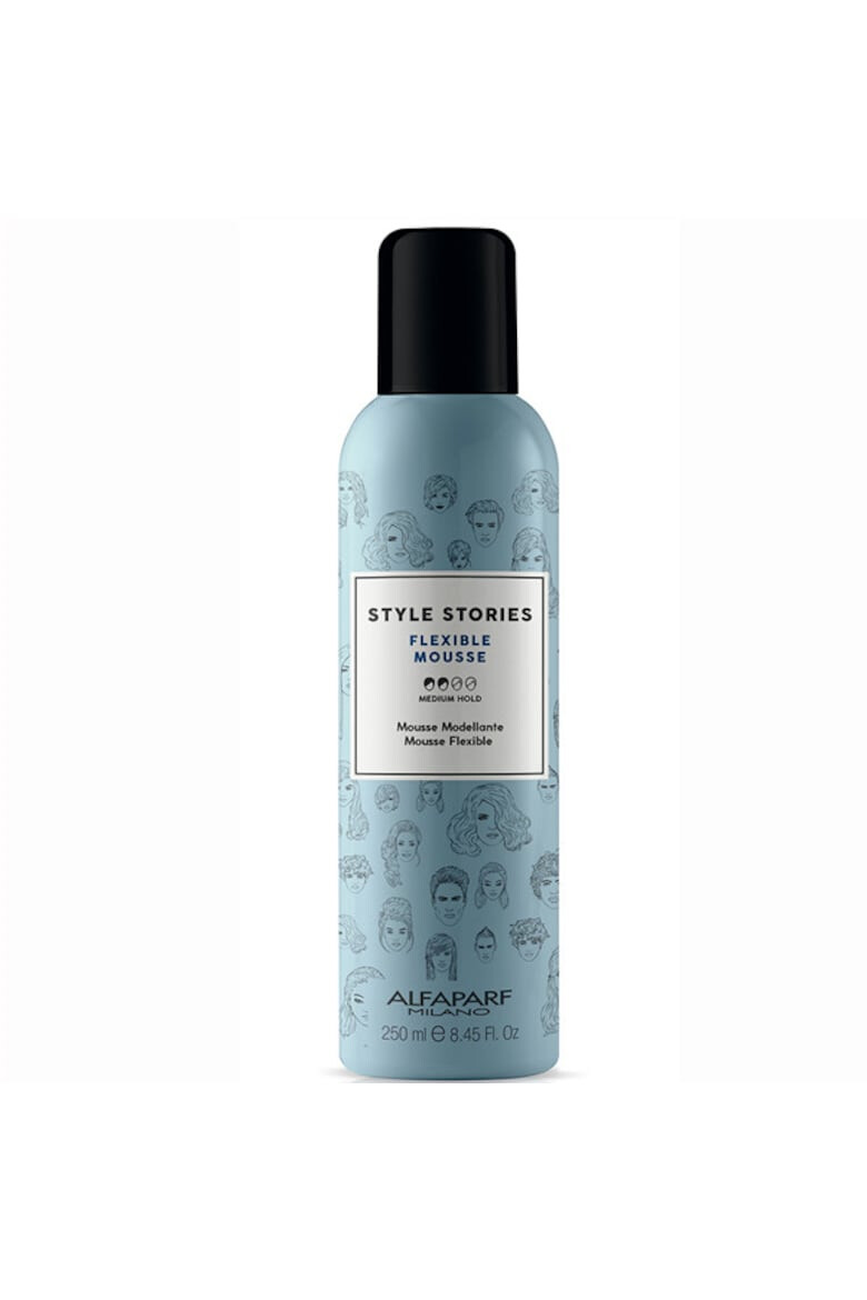 Alfaparf Milano Style Stories Flexible Mousse spuma intaritoare pentru a defini si forma 250 ml - Pled.ro