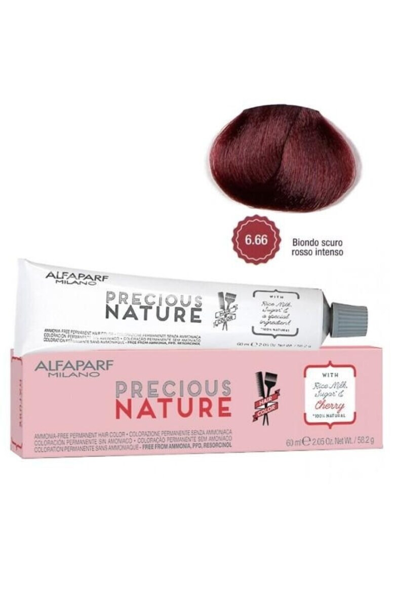 Alfaparf Milano Vopsea Permanenta fara amoniac Precious Nature 5.32 Castano Chiaro Dorato Irise Femei 60 ml - Pled.ro