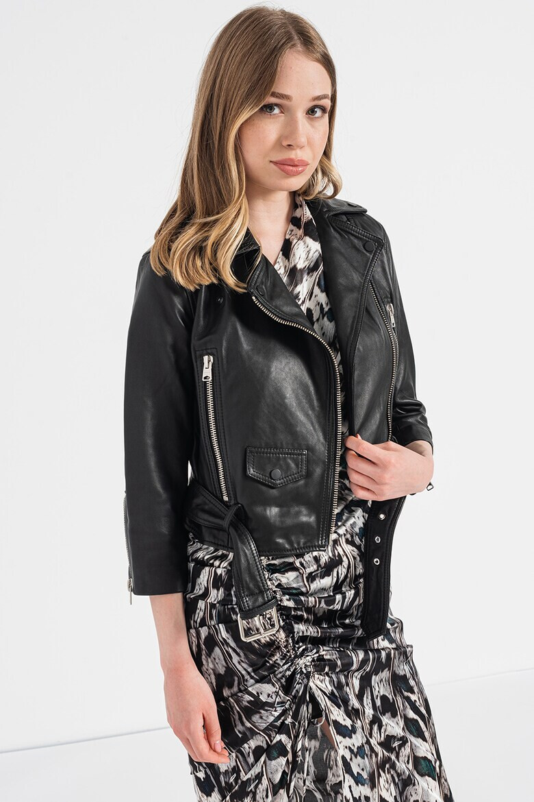 AllSaints ALL SAINTS Jacheta biker de piele Brookes - Pled.ro