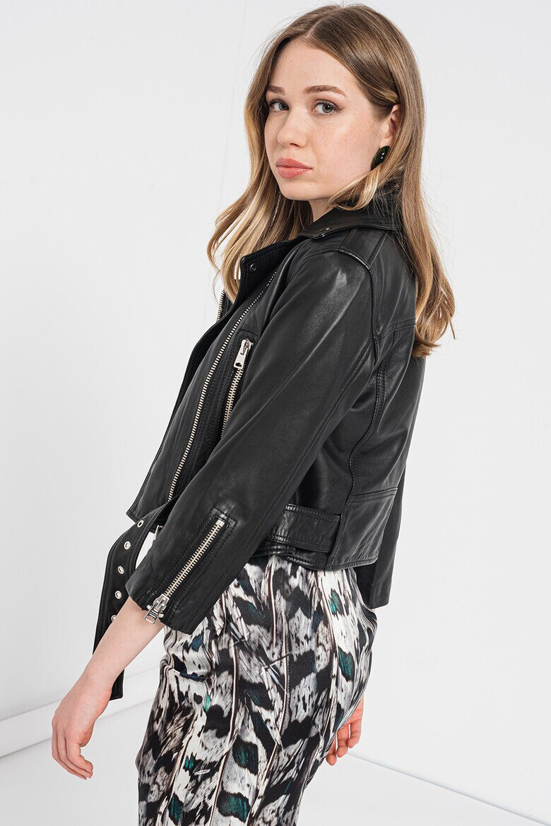 AllSaints ALL SAINTS Jacheta biker de piele Brookes - Pled.ro