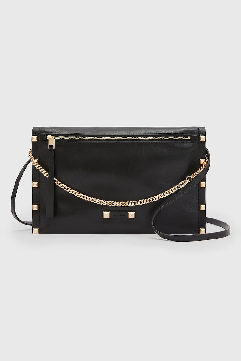 AllSaints Geanta crossbody de piele cu maner de lant Alex - Pled.ro