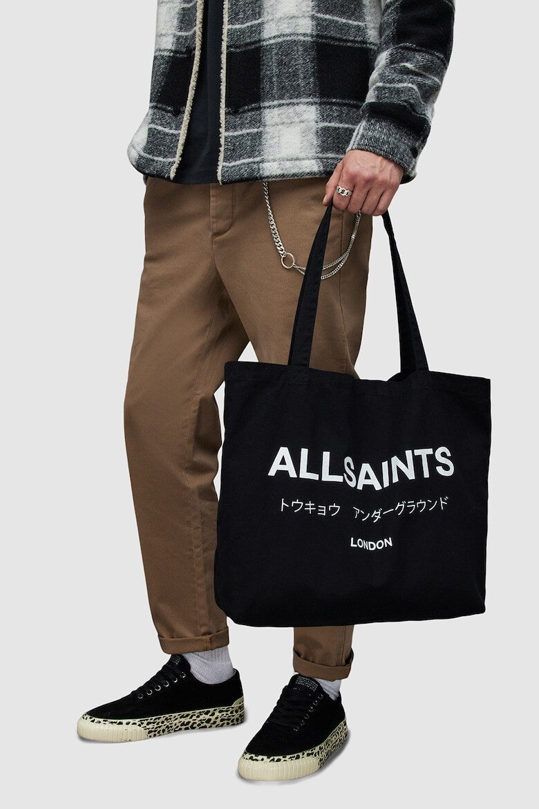 AllSaints Geanta tote cu logo Underground - Pled.ro