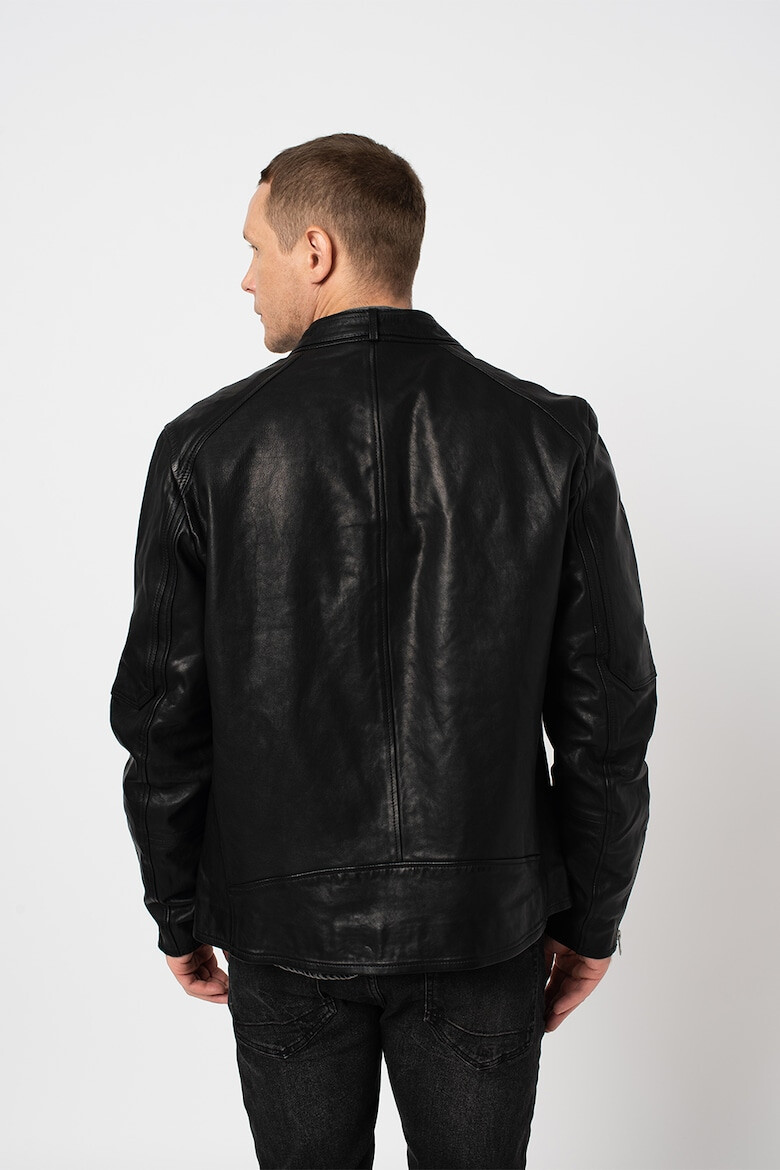 AllSaints Jacheta biker de piele Cora - Pled.ro