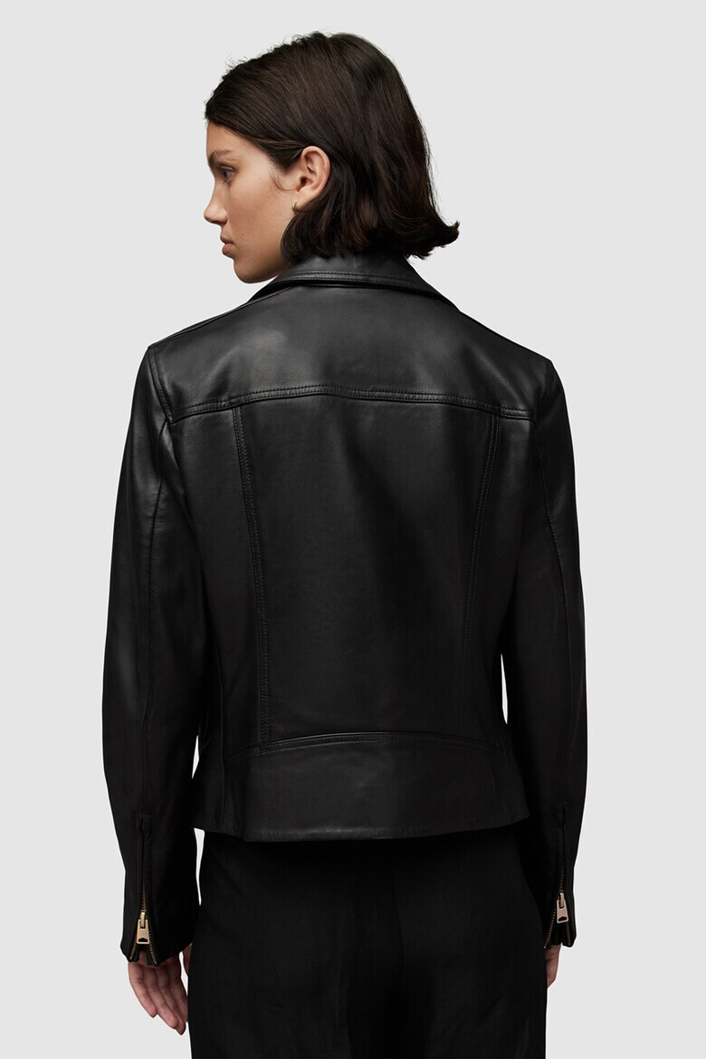 AllSaints Jaheta biker de piele Vela - Pled.ro