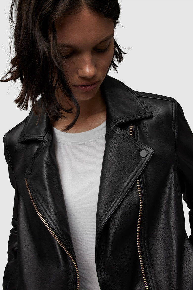 AllSaints Jaheta biker de piele Vela - Pled.ro