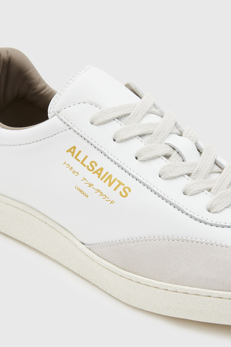 AllSaints Pantofi sport din piele cu insertii din piele intoarsa - Pled.ro