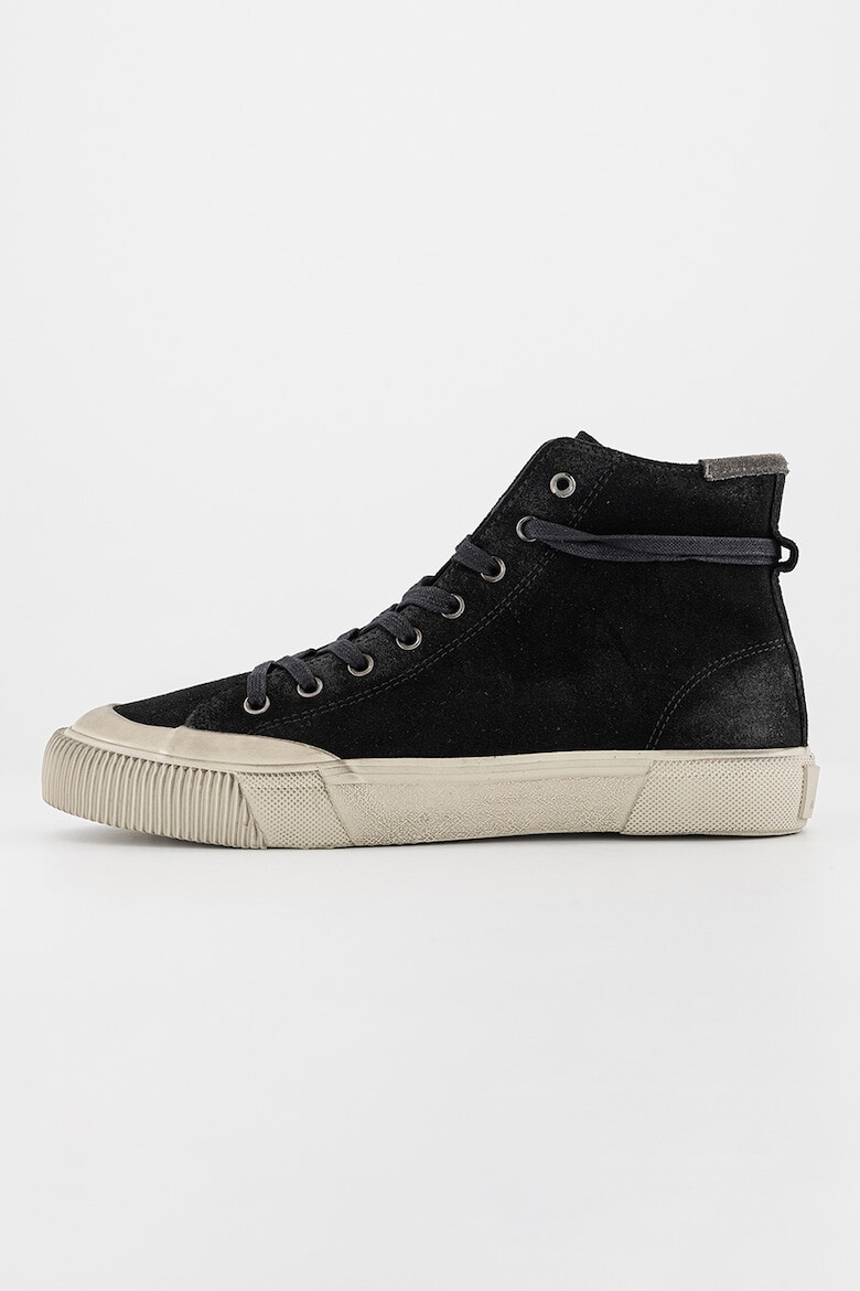 AllSaints Pantofi sport high-top de piele intoarsa Dumont - Pled.ro