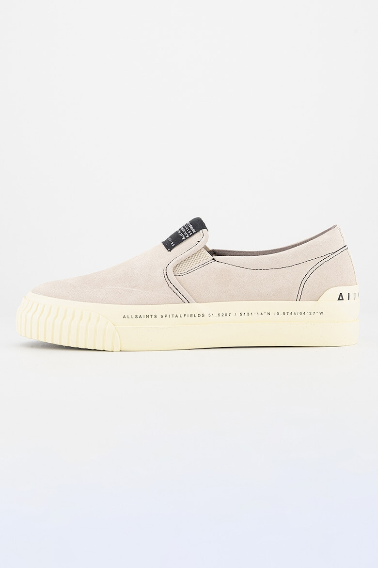 AllSaints Pantofi sport slip-on de piele intoarsa - Pled.ro