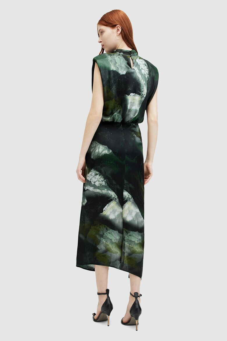 AllSaints Rochie cu model abstract si slit frontal Isa Appalachian - Pled.ro