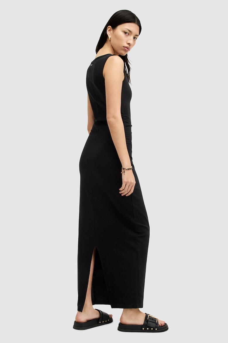 AllSaints Rochie maxi slim fit din amestec de bumbac organic Katarina - Pled.ro