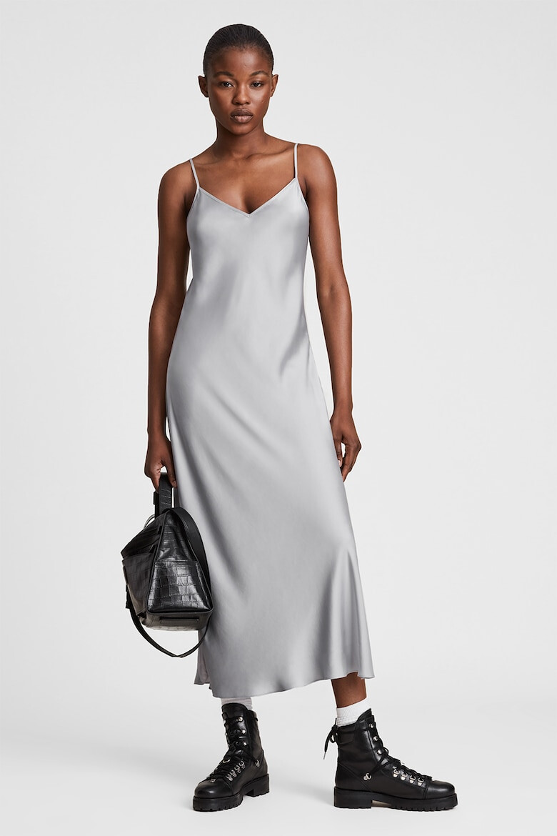 AllSaints Rochie midi 2-in-1 Tiana - Pled.ro