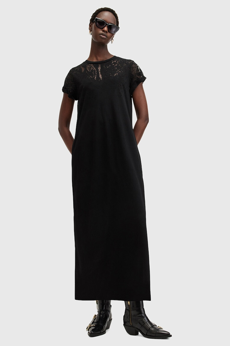 AllSaints Rochie midi cu broderie - Pled.ro