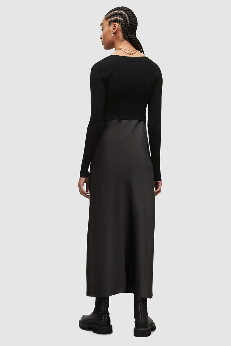 AllSaints Rochie midi cu model 2in1 - Pled.ro