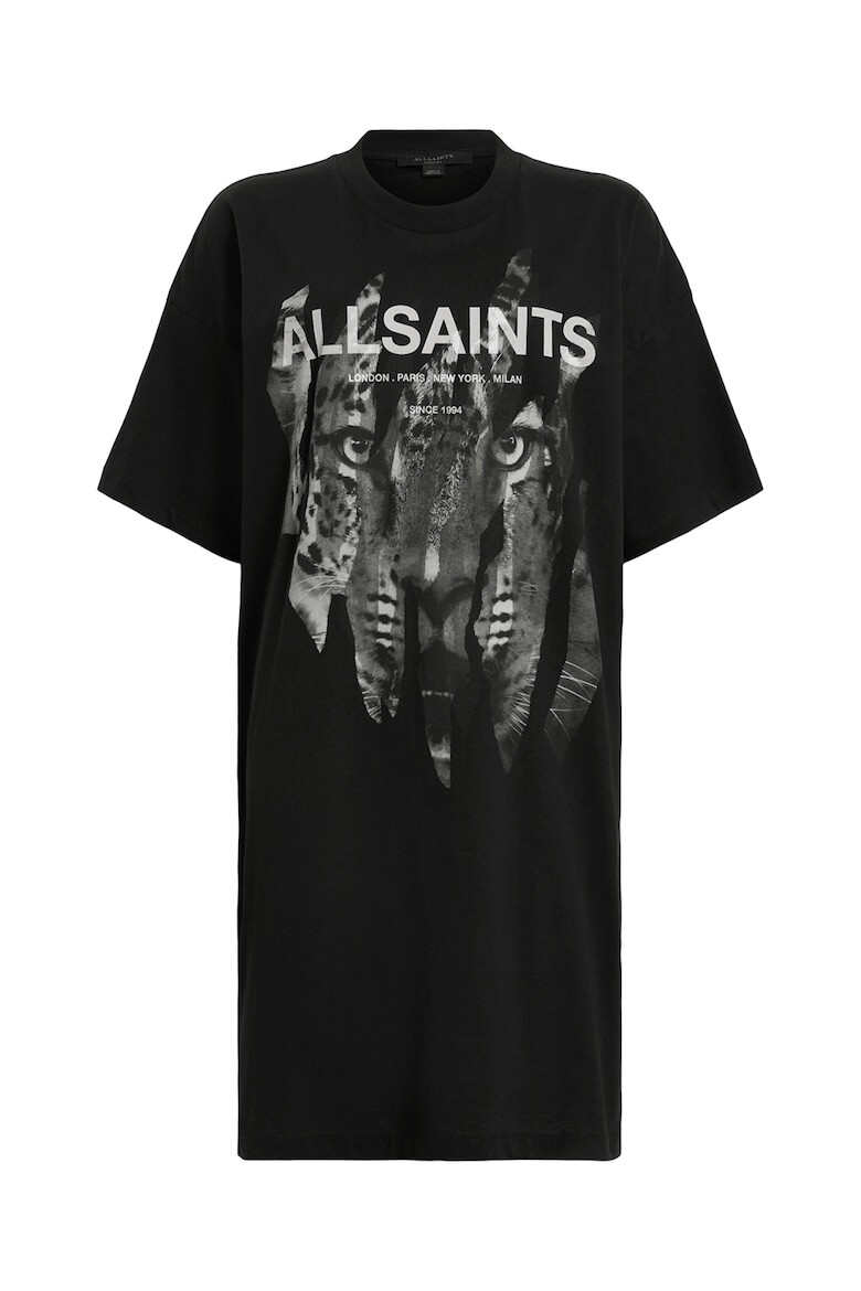 AllSaints Rochie-tricou de bumbac - Pled.ro