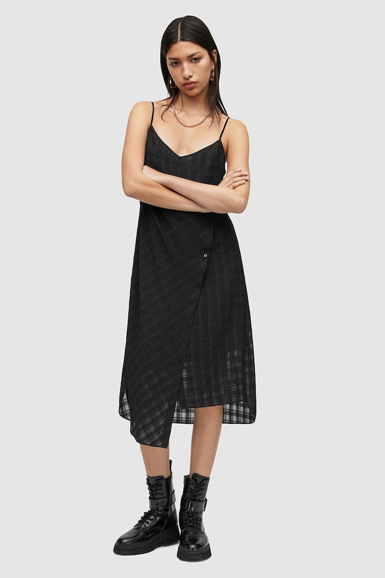 AllSaints Set de rochie asimetrica si pulover Agnes - Pled.ro