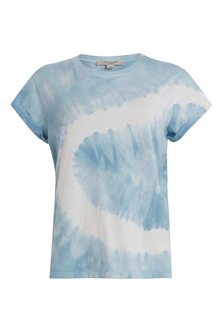 AllSaints Tricou cu decolteu la baza gatului si imprimeu tie-dye Mariana Anna - Pled.ro