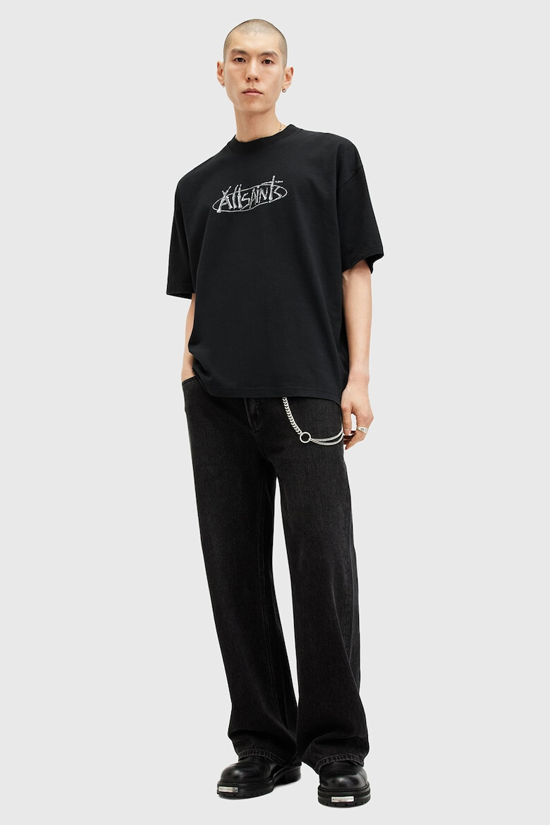 AllSaints Tricou de bumbac cu imprimeu - Pled.ro