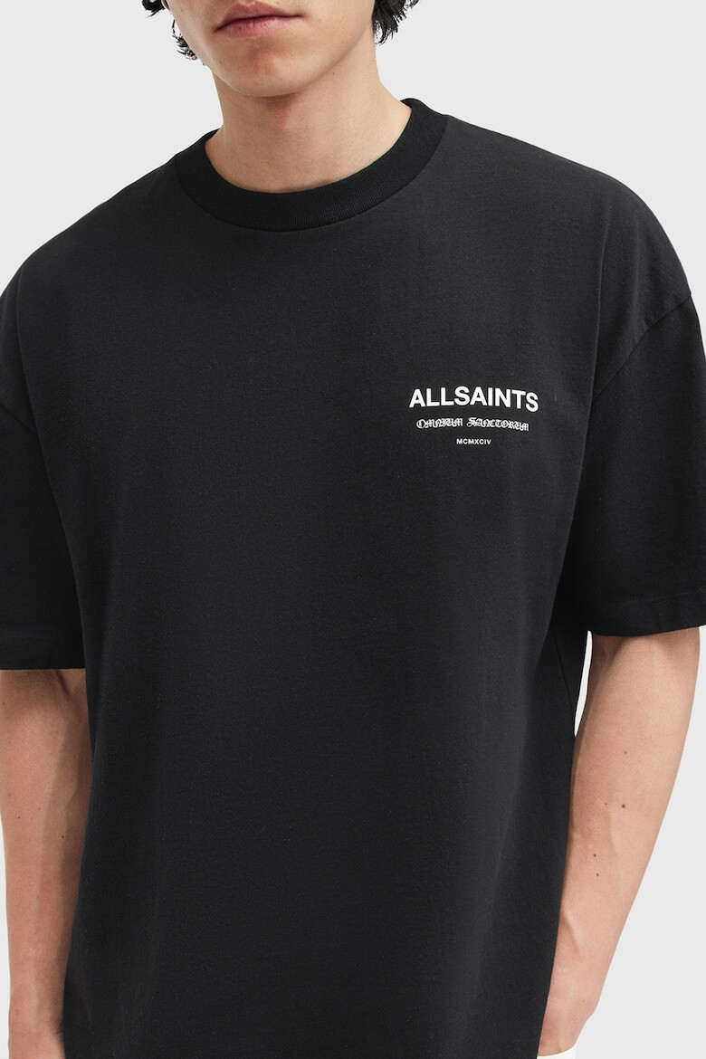 AllSaints Tricou supradimensionat de bumbac organic Sanctum - Pled.ro