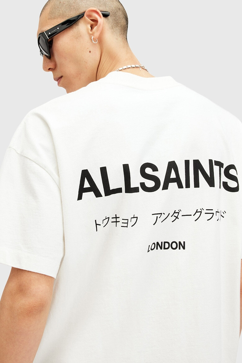 AllSaints Tricou supradimensionat din bumbac organic Underground - Pled.ro