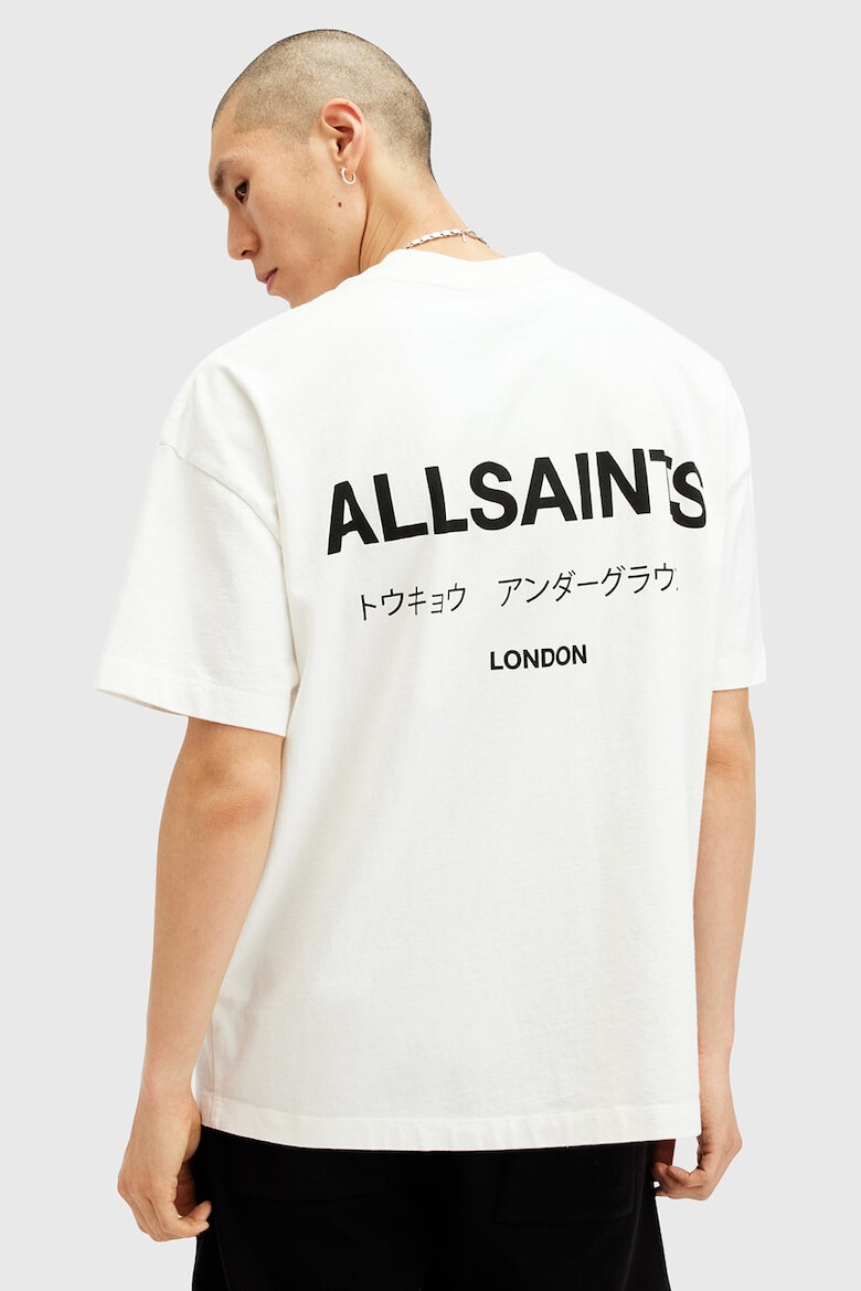 AllSaints Tricou supradimensionat din bumbac organic Underground - Pled.ro