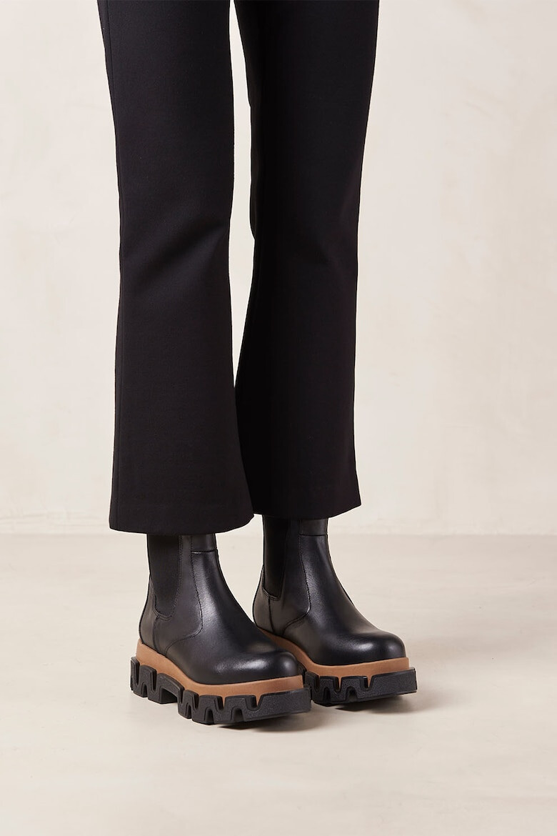 ALOHAS Ghete Chelsea mid-calf de piele - Pled.ro