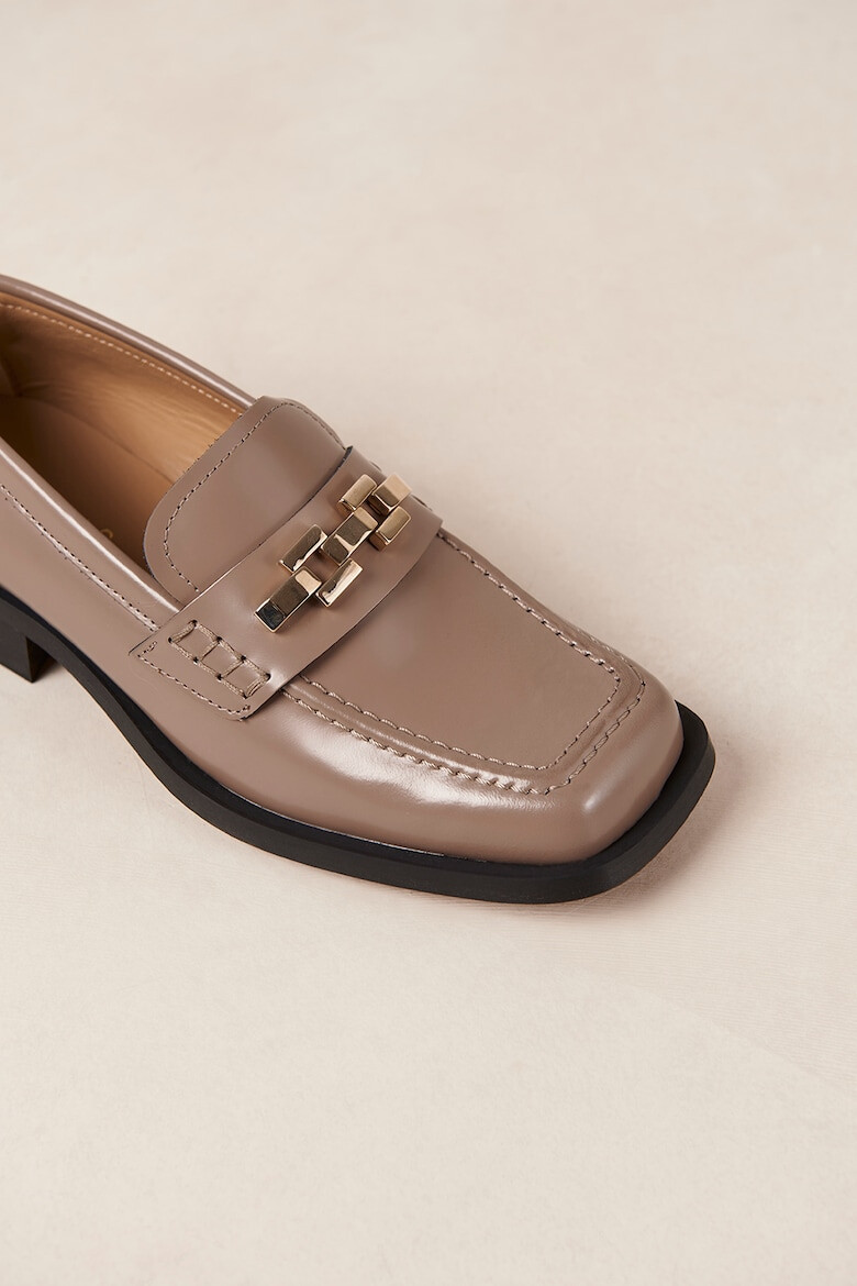 ALOHAS Pantofi loafer de piele cu varf patrat - Pled.ro