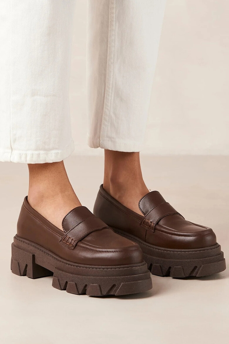 ALOHAS Pantofi loafer din piele cu toc masiv Trailblazer - Pled.ro