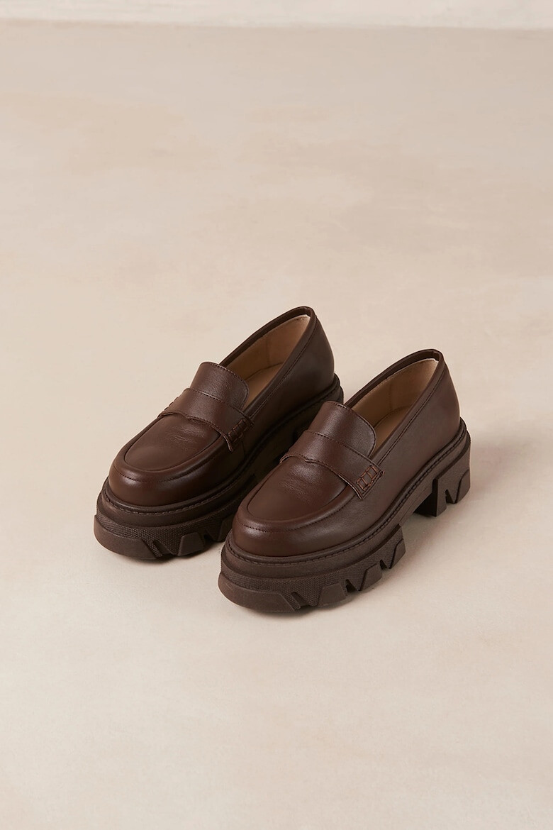 ALOHAS Pantofi loafer din piele cu toc masiv Trailblazer - Pled.ro