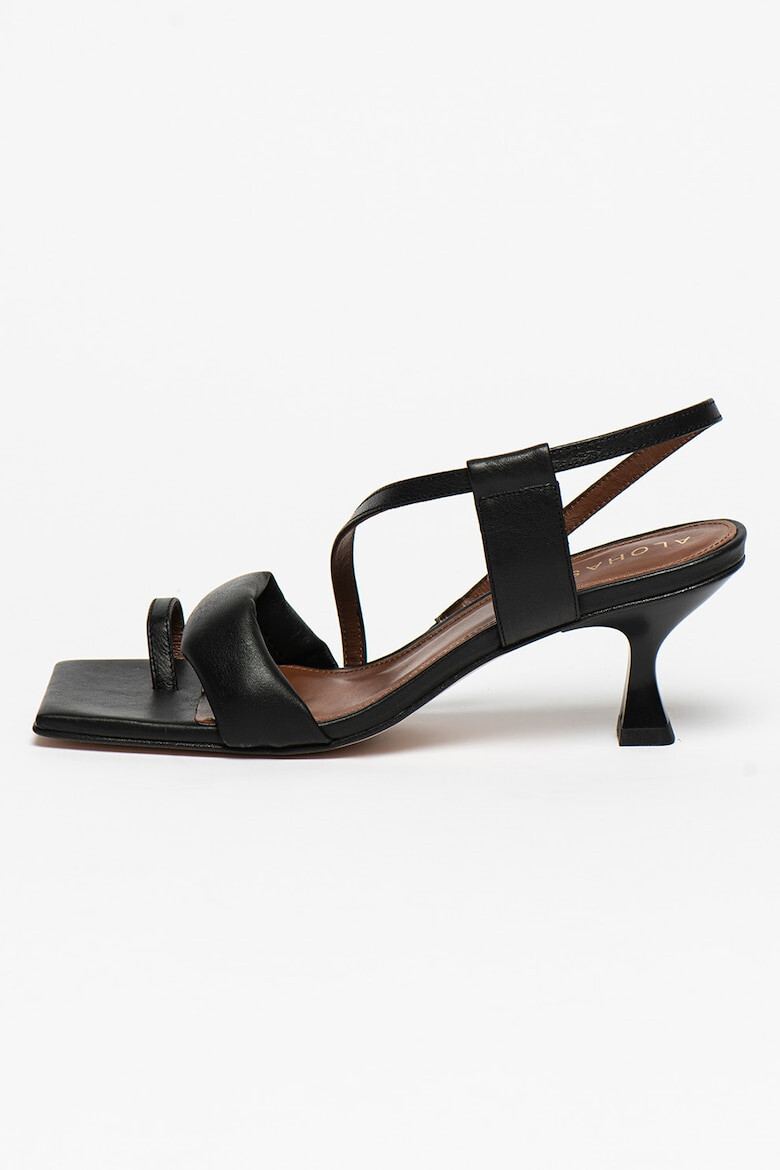 ALOHAS Sandale slingback de piele cu barete asimetrice - Pled.ro