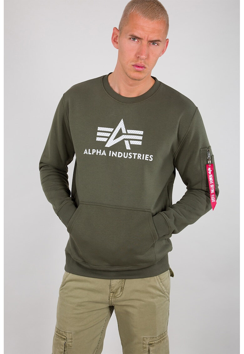 ALPHA INDUSTRIES Bluza sport cu imprimeu logo - Pled.ro