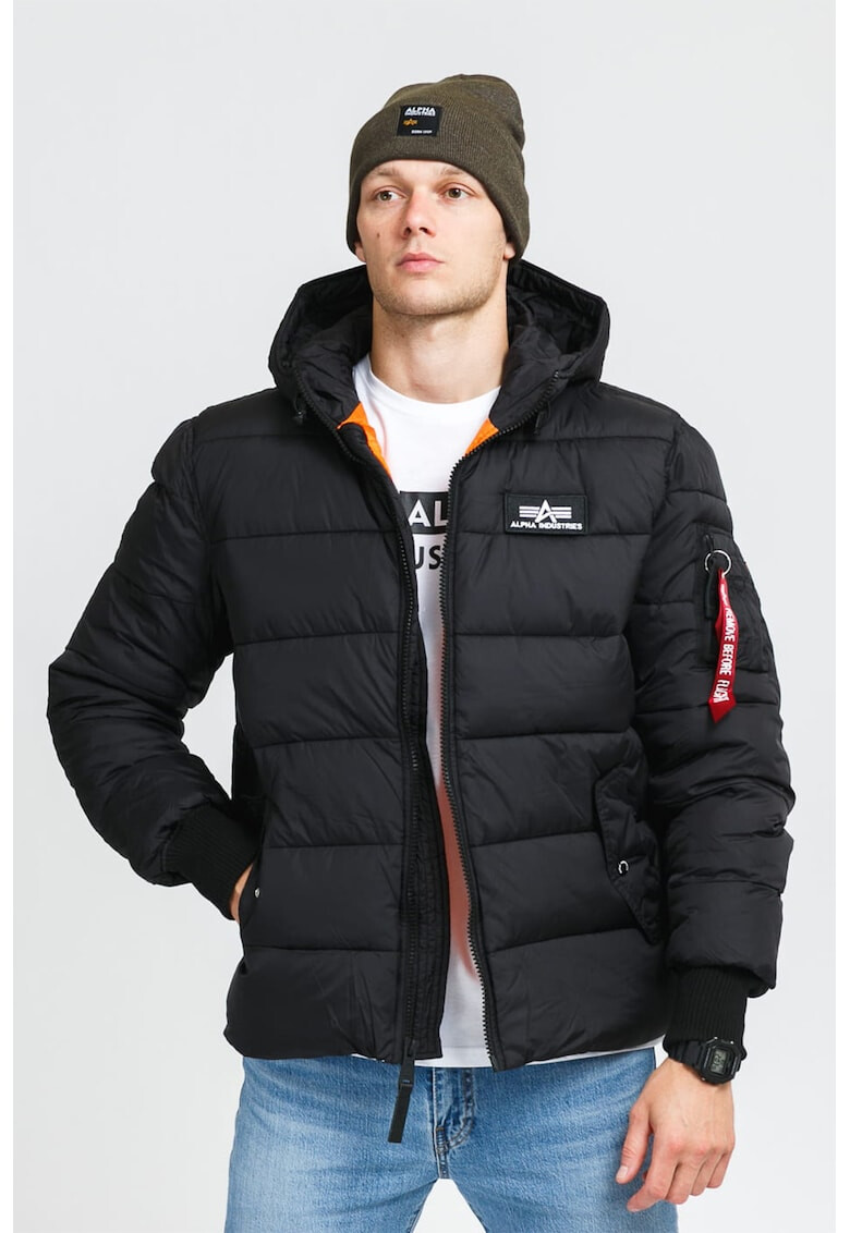 ALPHA INDUSTRIES Geaca matlasata cu gluga - Pled.ro