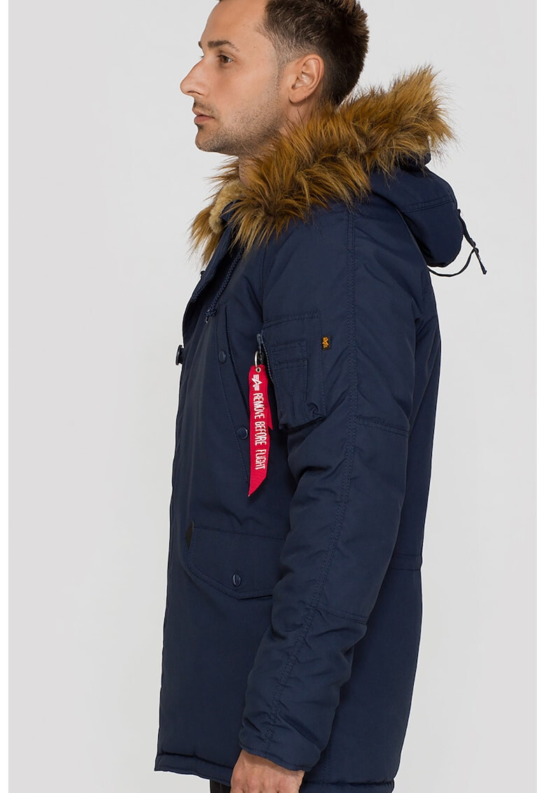 ALPHA INDUSTRIES Geaca parka cu garnitura de blana sintetica detasabila - Pled.ro