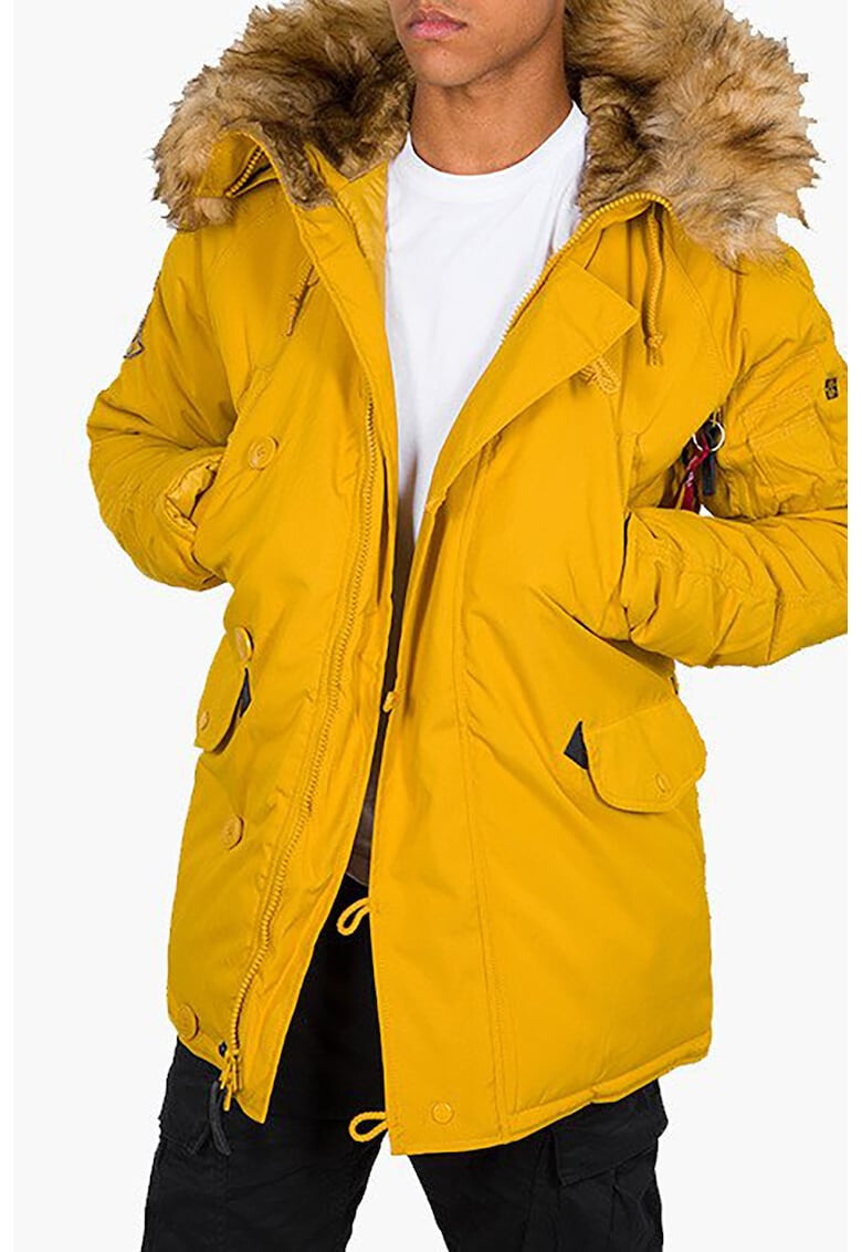 ALPHA INDUSTRIES Geaca parka cu garnitura de blana sintetica detasabila - Pled.ro