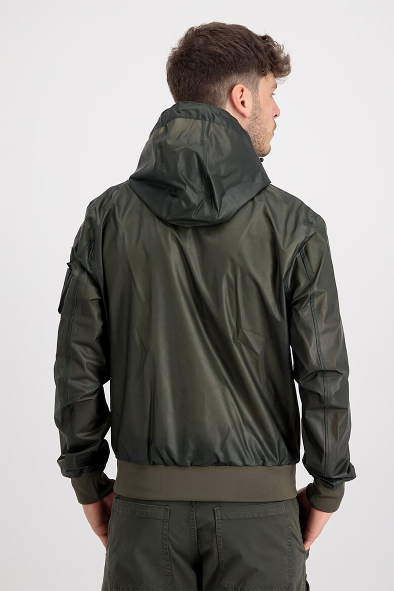 ALPHA INDUSTRIES Jacheta cu gluga si buzunare cu fermoar - Pled.ro